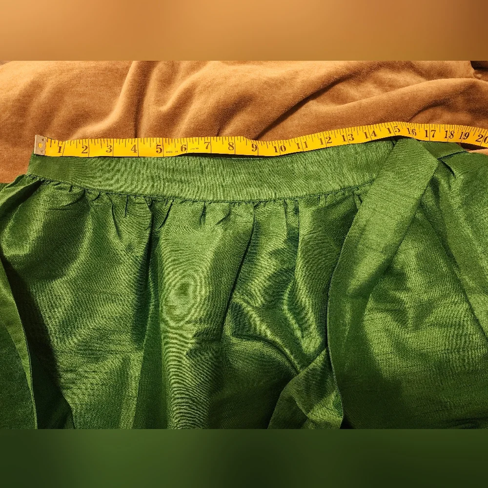 Crown & Ivy green taffeta skirt - Picture 8 of 13